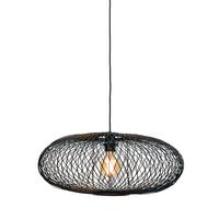 Viseča Svetilka Cango, Črna - črna, Natur, naravni materiali (63/40cm) - Good & Mojo