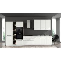 Kuhinjski Blok Line, Z Aparati, 390 Cm - črna/bela, Moderno, kovina/leseni material (390/60/216/240cm) - Mömax