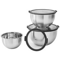 ZESTAW MISEK 89430 - kolor stalowy/czarny, Konventionell, tworzywo sztuczne/metal (16, 20, 24cm) - Gefu