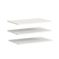 Einlegebodenset Kopenhagen 3-tlg. Weiß - Weiß, MODERN, Holzwerkstoff (77/2/33cm) - Livetastic
