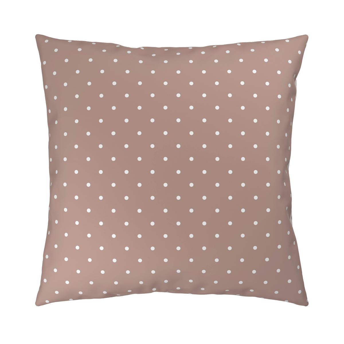 Bettwäsche Dots Creme/Taupe ca. 135x200cm - Taupe/Creme, MODERN, Textil (135/200cm) - Mömax