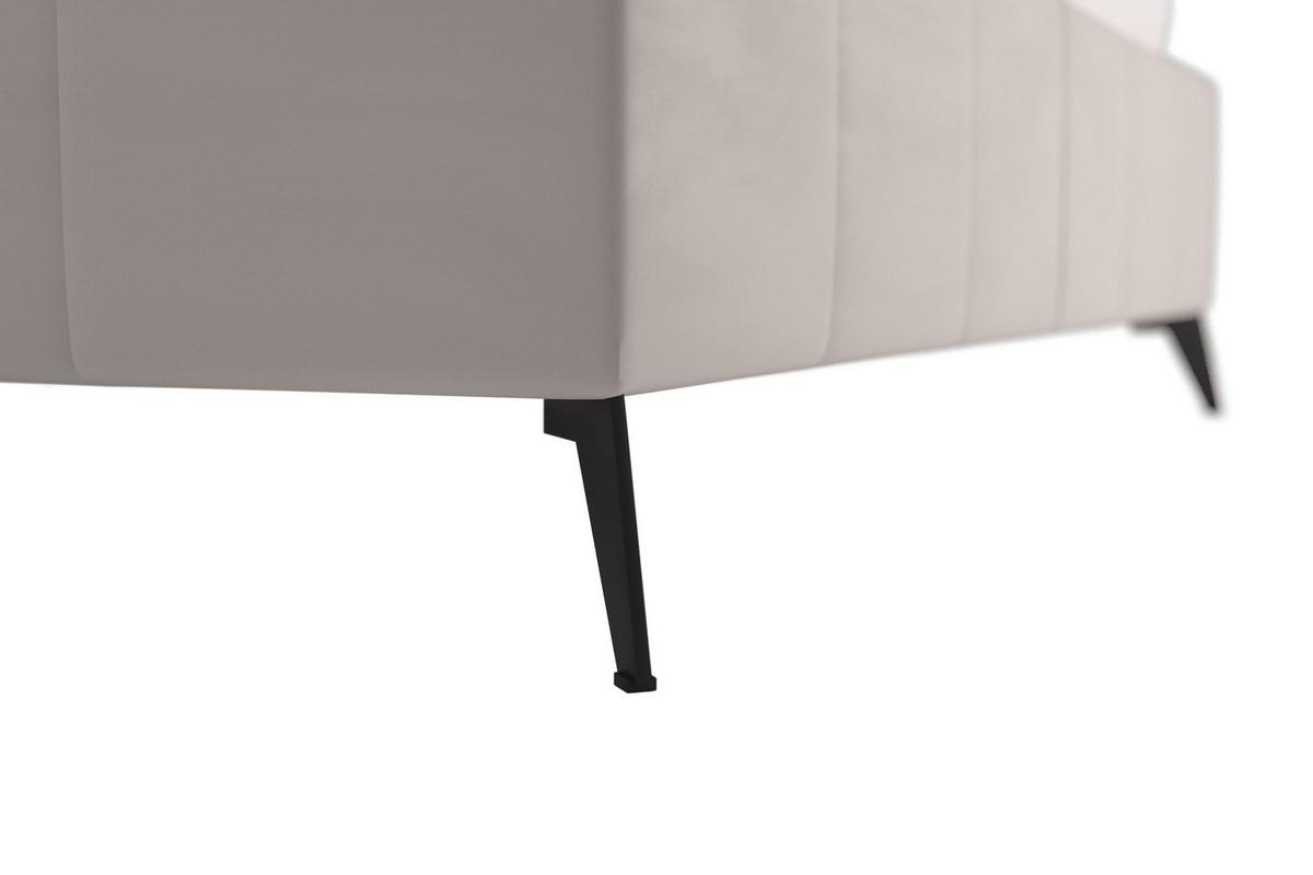 TAPECIRANI KREVET VIVIEN 2 - crem, Modern, lemn/textil (160/200cm) - Premium Living