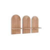 Falipolc Szett 3db-os Elea - natúr színű, Modern, fa (17,8/35/11,5cm)