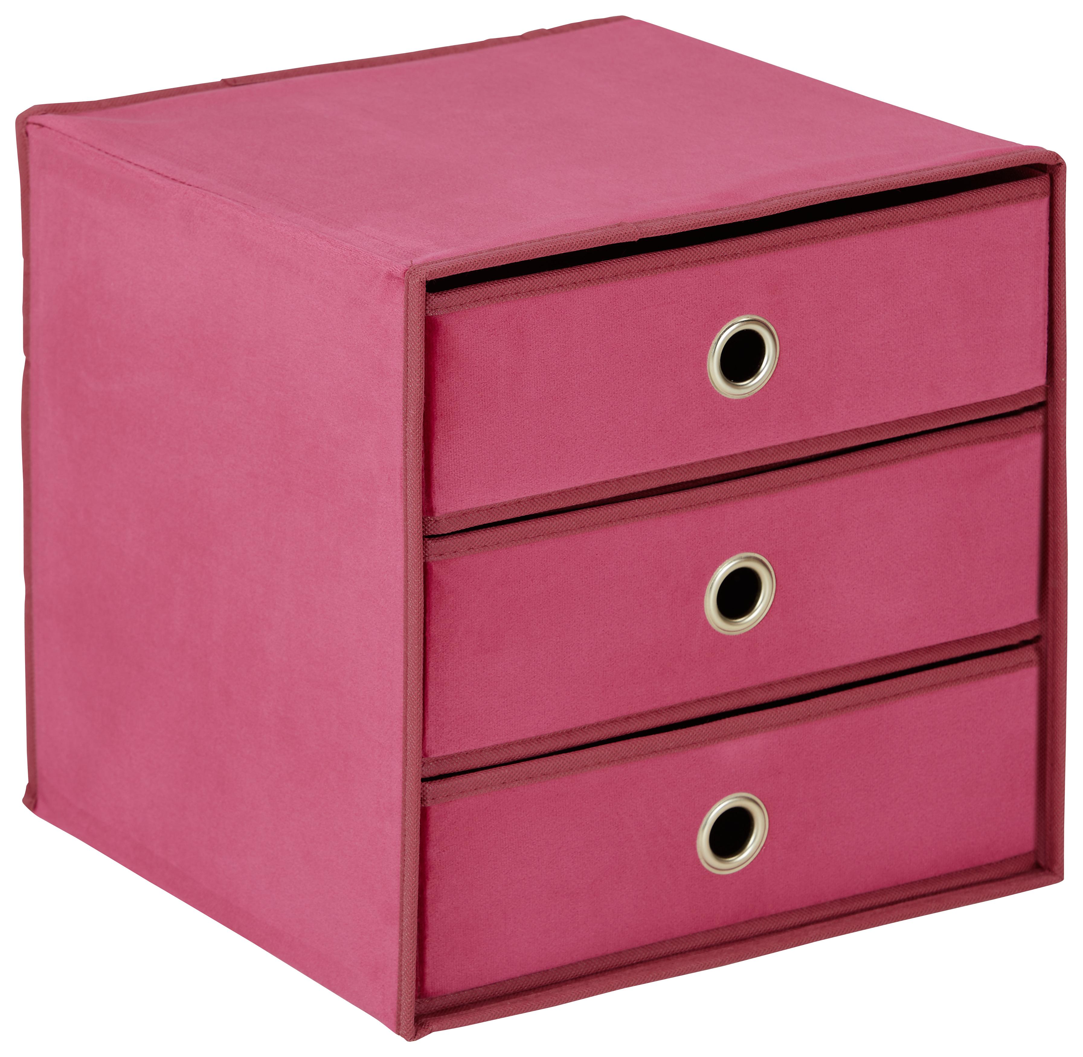 Predalnik Mona -Sb- - sivoroza, kovina/karton (32/31,5/32cm) - Modern Living