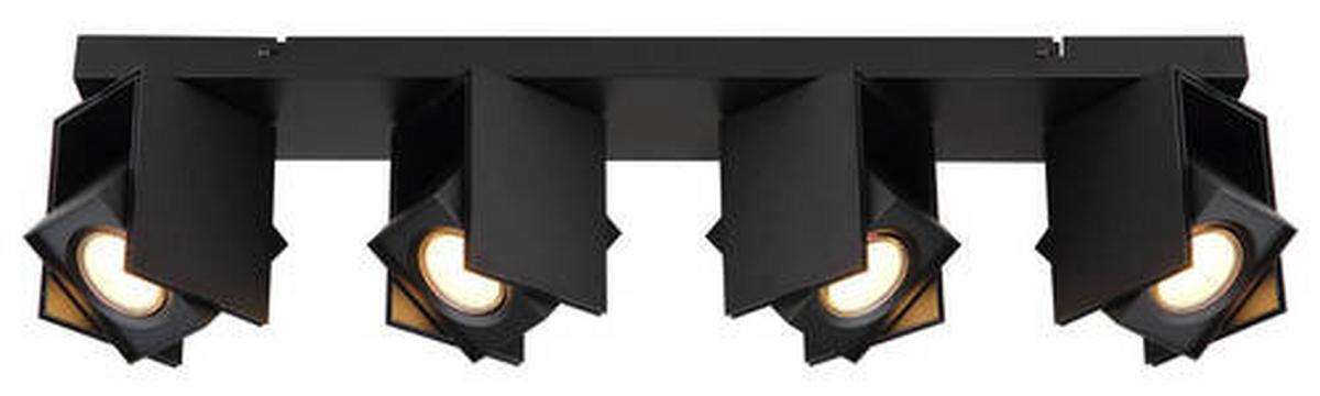 Strahler Rory in Schwarz max. 5 Watt - Schwarz, Design, Metall (61,2/8,4/15,7cm) - Globo