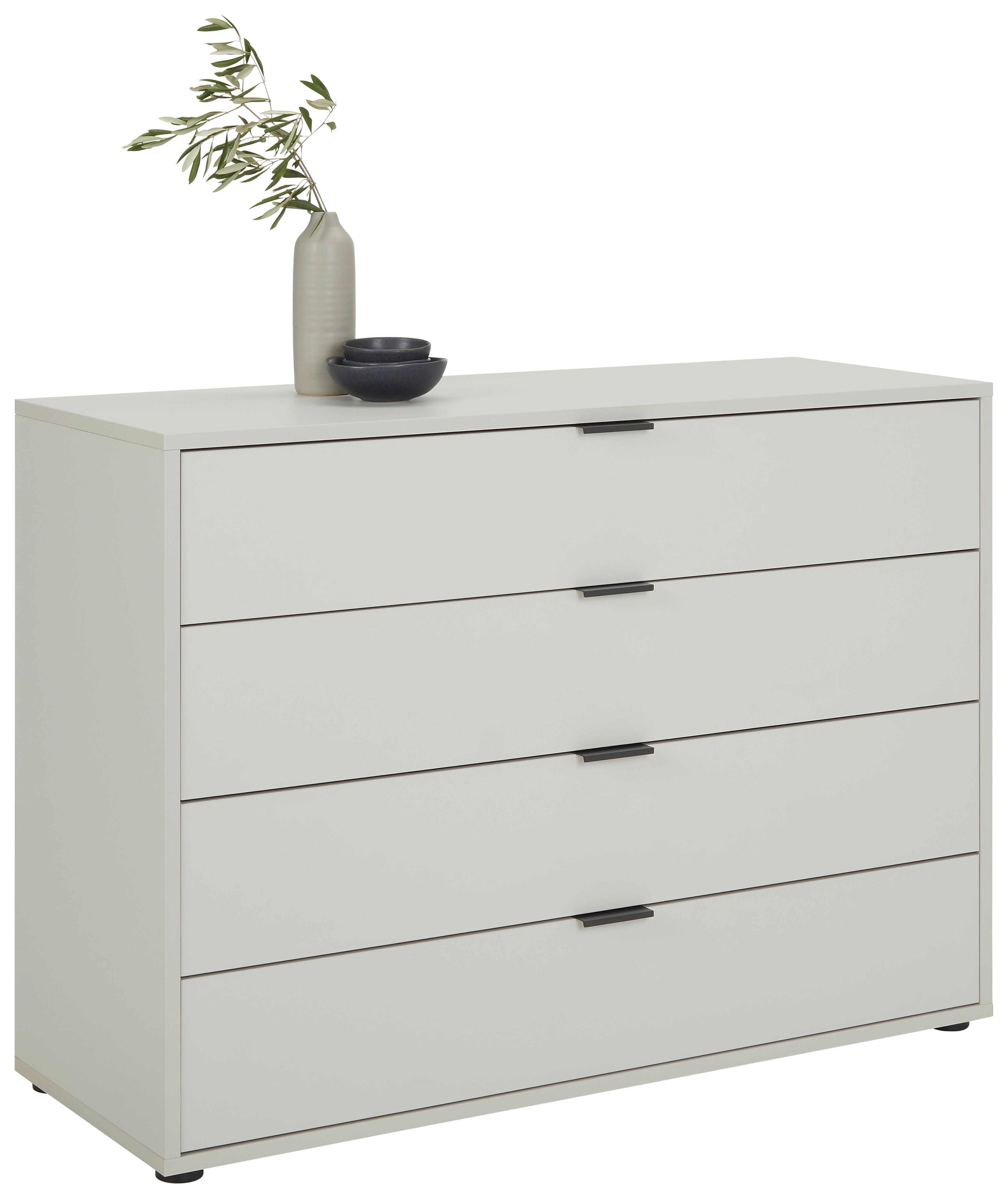 Kommode in Grau - Anthrazit/Grau, MODERN (119/87/45cm) - Premium Living