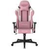 GAMINGSTOL PRINCE - vit/pink, Modern, textil/plast (67/126/67cm) - Dxracer