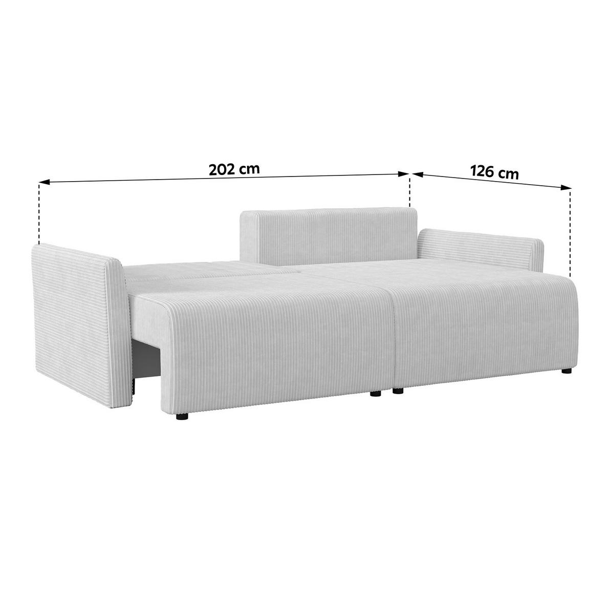 Coltar SONOS - antracit/ecru, Modern, textil (228/146cm) - Modern Living