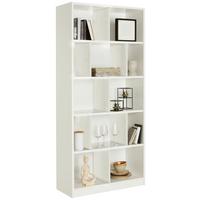 ETAJERA YOUNG - alb, Konventionell, material pe bază de lemn (90/198/38cm) - Modern Living