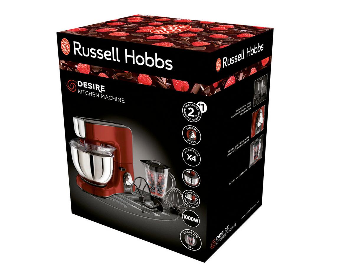 Konyhai Robotgép Russell Hobbs Desire - piros, Modern, műanyag/fém (44,3/31/56cm) - Russell Hobbs