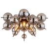 Deckenleuchte Udo Schwarz max. 25 Watt - Schwarz, Design, Glas/Metall (55/28cm) - Globo