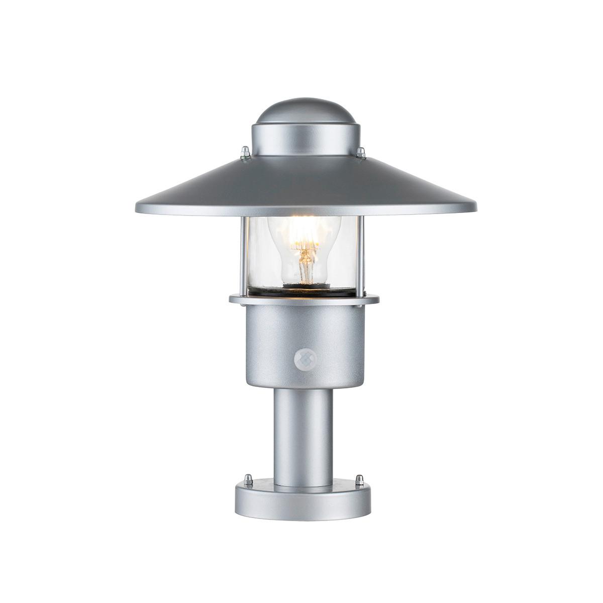 Talpas Lámpa Klampenborg-Ped-Pir-Sil - ezüstszínű, Konventionell, üveg/fém (27.5/33.7cm) - Elstead Lighting