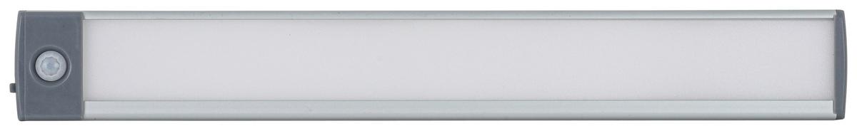 Unterbauleuchte Unti max. 3 Watt - Silberfarben/Grau, Modern, Kunststoff/Metall (32,5/4cm) - Mömax