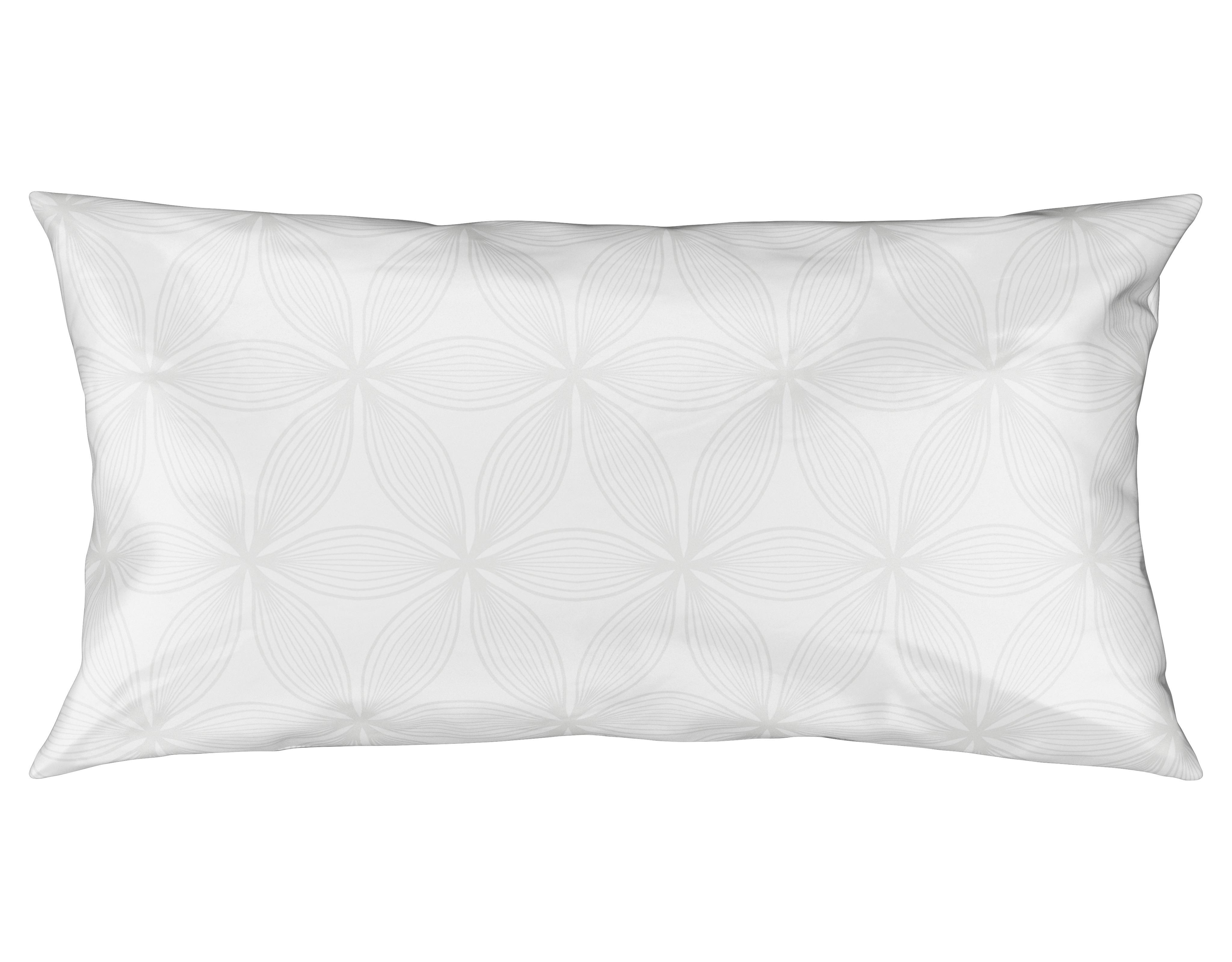 Kissenhülle Alex Design in Weiss ca. 40x80cm - Weiss, Modern, Textil (40/80cm) - Premium Living