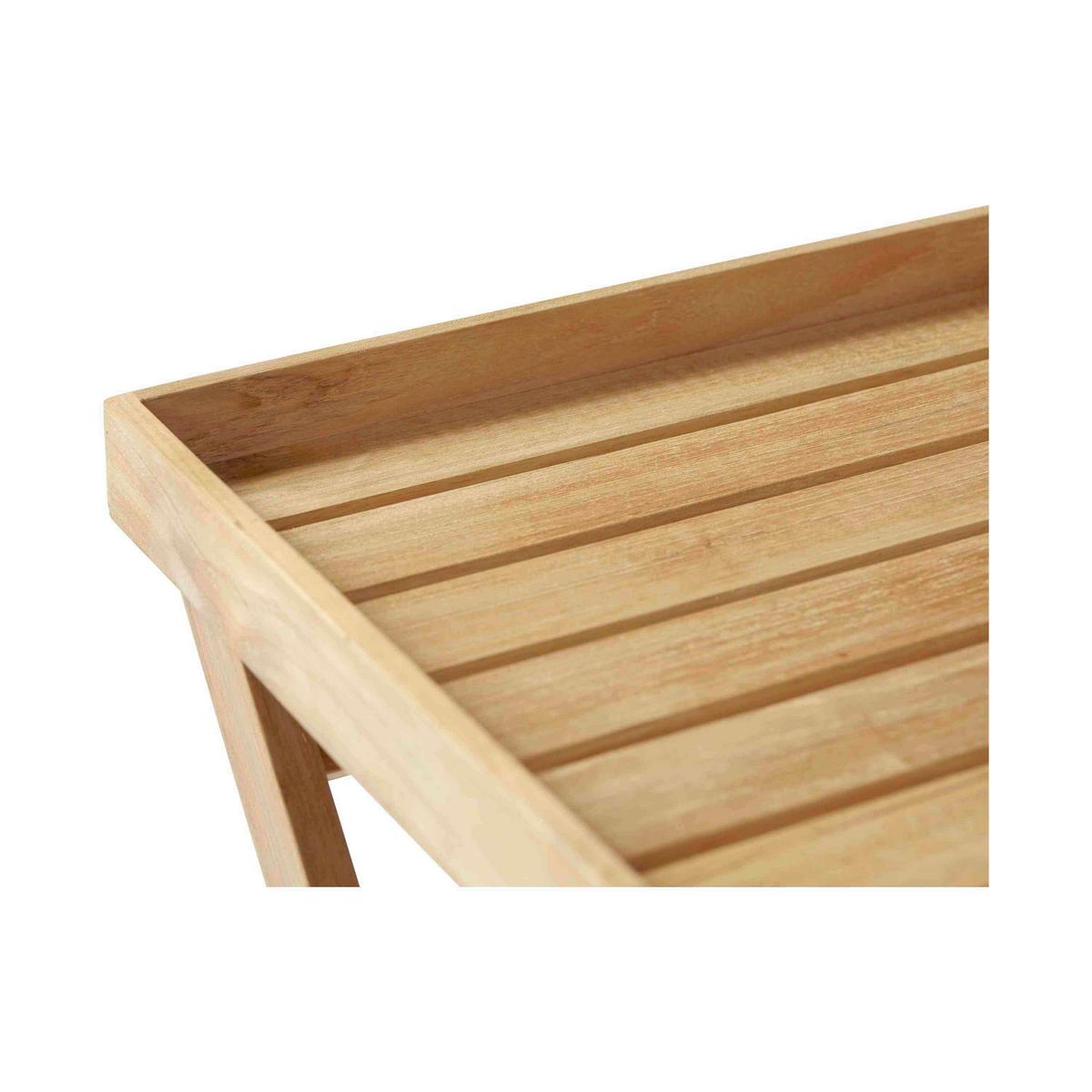 TABLETTTISCH TRAY TABLE - Teakfarben, KONVENTIONELL, Holz (60/40/65cm) - MID.YOU
