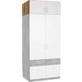 Nastavek Za Omaro Aalen-extra - aluminij/bela, Konvencionalno, umetna masa/leseni material (91/39/54cm) - Mömax modern living Nastavek Za Omaro Aalen-extra - aluminij/bela, Konvencionalno, umetna masa/leseni material (91/39/54cm) - Mömax modern living