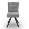 STOL FINA - mörkgrå/grå, Modern, metall/trä (49/91/64cm) - Bessagi Home