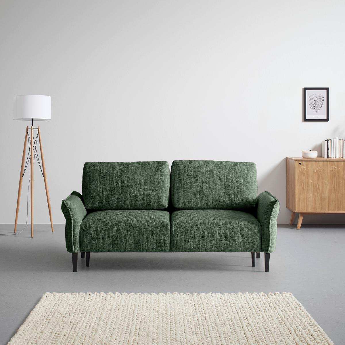 CANAPEA CU 3 LOCURI CUSTOM - verde închis/crem, Modern, textil (183/85/92cm) - Mömax