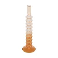 Stabkerzenhalter Molume Orange/Rot/Pink - Pink/Rot, LIFESTYLE, Glas (9/29,5cm)