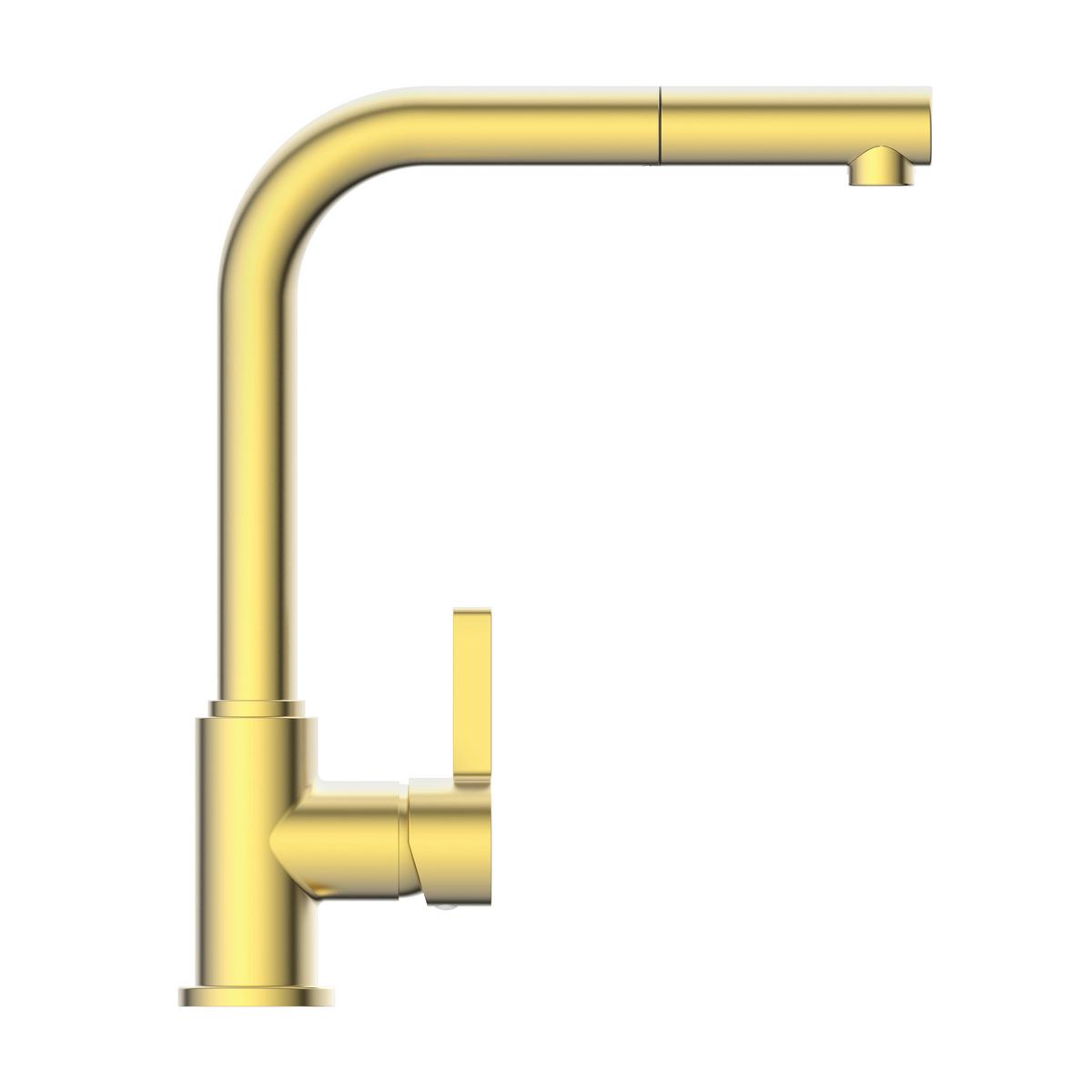 Küchenarmatur Sistant Oslo Goldfarben - Goldfarben, Basics, Metall (32,5cm) - Sistant