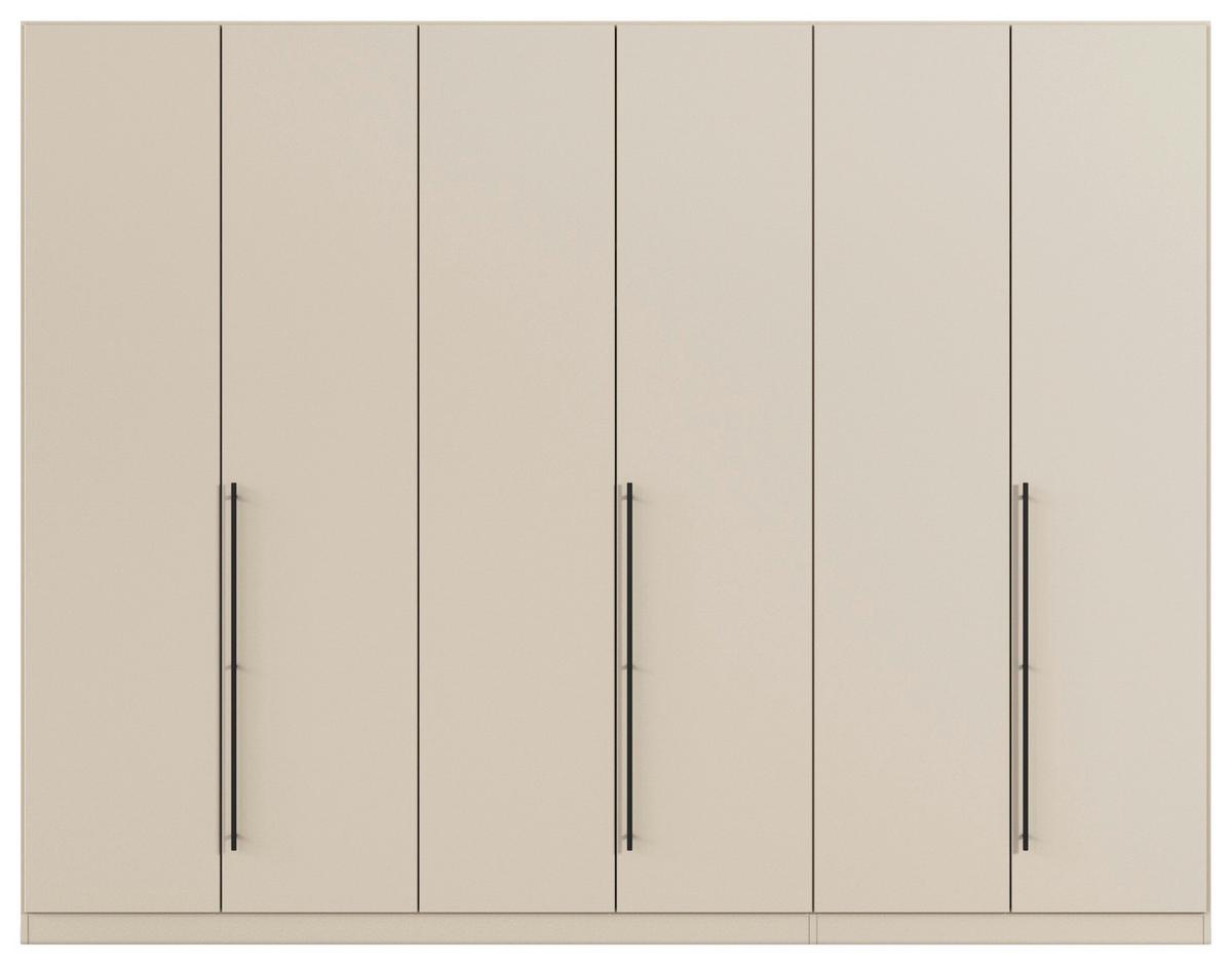 Kleiderschrank Safari Champagnerfarben - Champagner, Konventionell, Holzwerkstoff (271/229/54cm) - Based