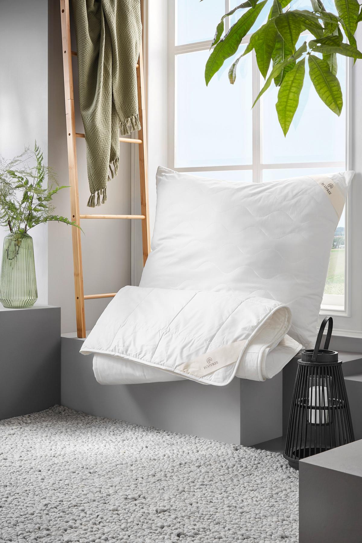 Fejpárna Ecotree Bamboo 70/90 - fehér, Modern, textil (70/90cm) - ecoTree