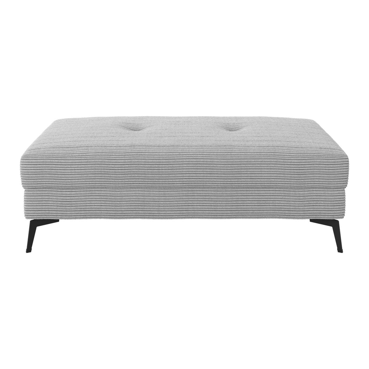 Tabure Zero - svijetlo siva, Trend, tekstil (140/80cm)