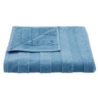 Duschtuch Chris in Stahlblau ca. 70x140cm - Blau, Textil (70/140cm) - Premium Living