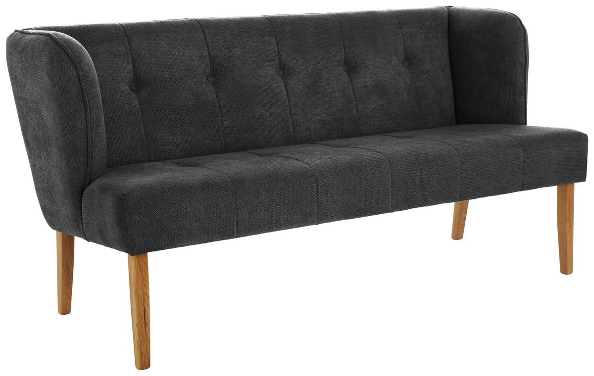 Ülőpad Astonia - sötétszürke, Konventionell, textil/fa (179/88/76cm) - Cantus