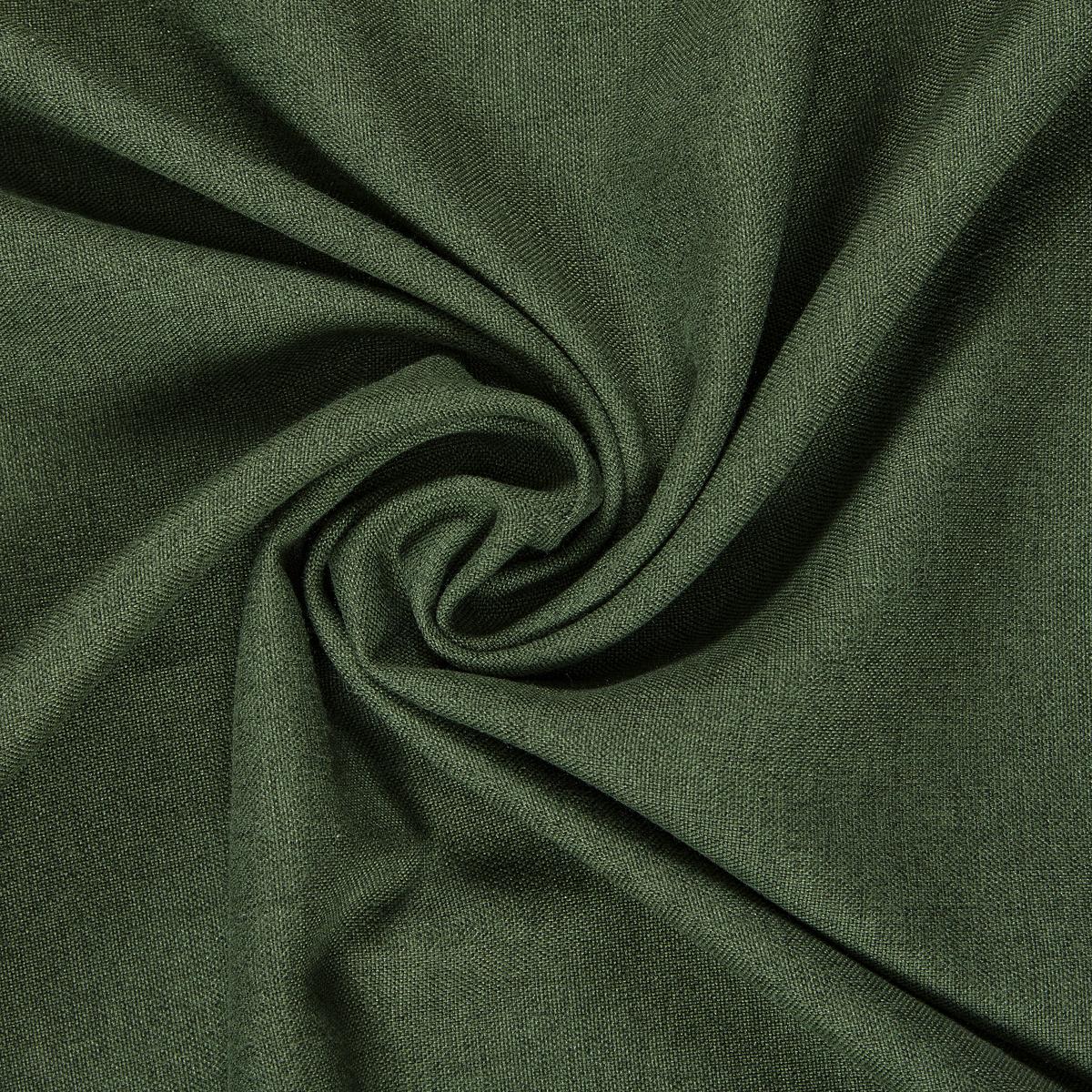 Rideau Ulrich In Dunkelgrün Ca. 135x175cm - Dunkelgrün, Textil (135/175cm) - Modern Living