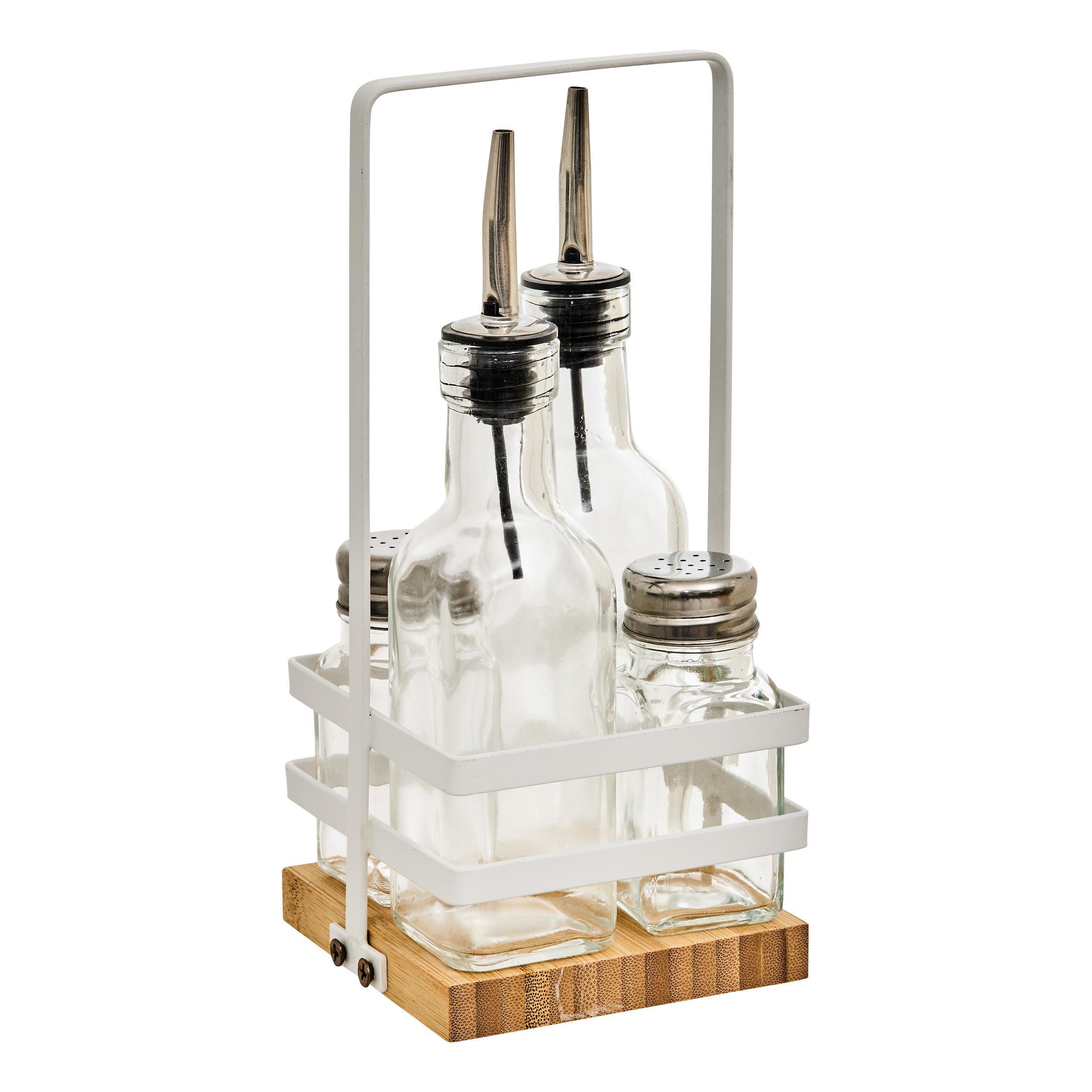 Set olivieră/oțetieră 5/1 Vera - Basics (9,7/9,7/23,5cm)