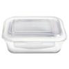 MATBEHÅLLARE FRESH - 0,6L - klar, glas/plast (17,9/13,3/6,7cm) - Mömax