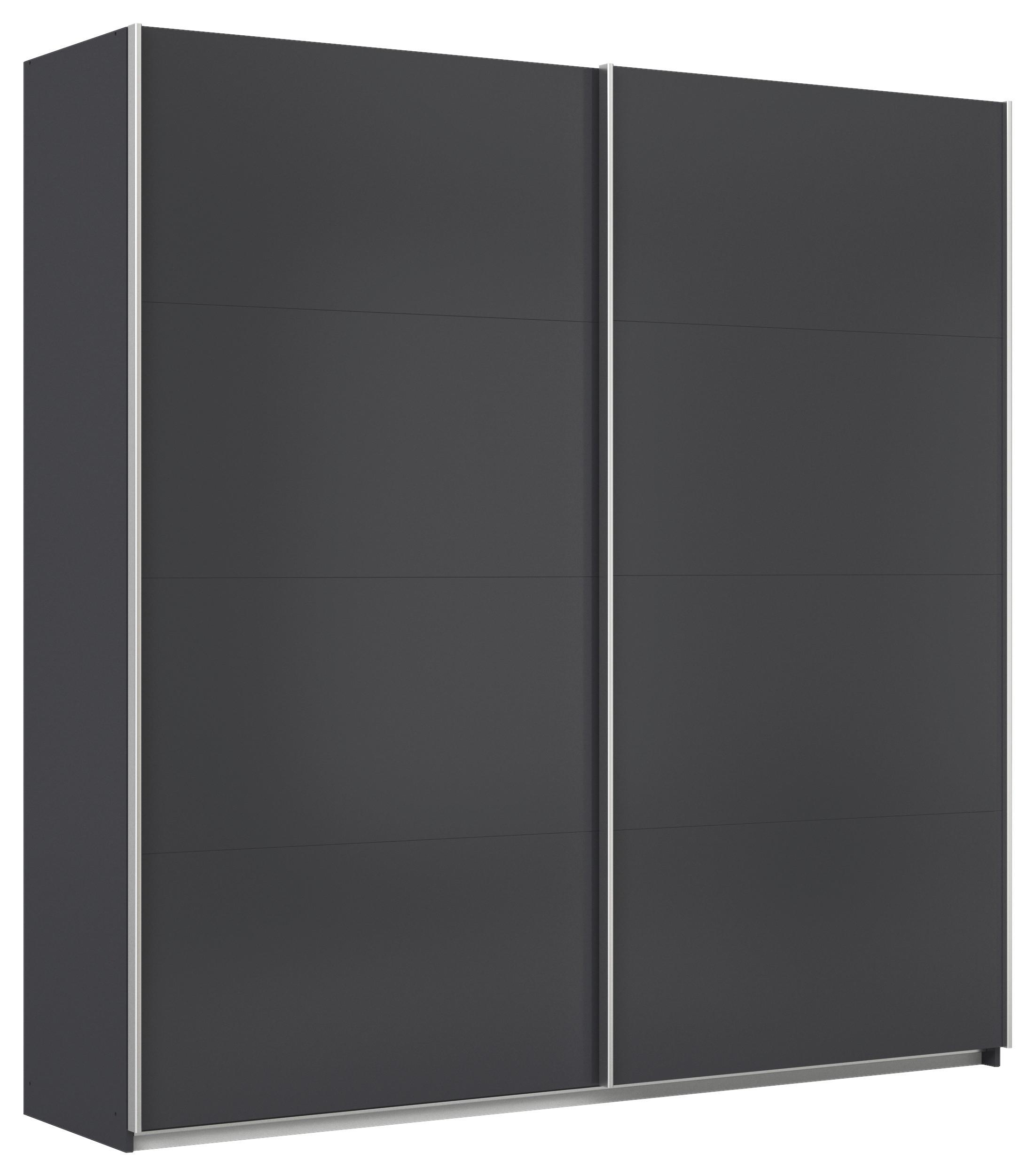 Ormar S Kliznim Vratima Feldkirch - antracit/boje aluminija, Moderno, drvni materijal/metal (225/229/62cm)