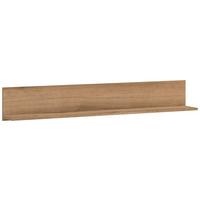 Poliță de perete DELAMAR - culoare lemn stejar, Trend, material pe bază de lemn (135/22/22cm) - Modern Living