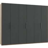 Ormar S Klasičnim Vratima Level 36a - boje grafita/boje hrasta, Moderno, drvni materijal (300/236/58cm) - MID.YOU