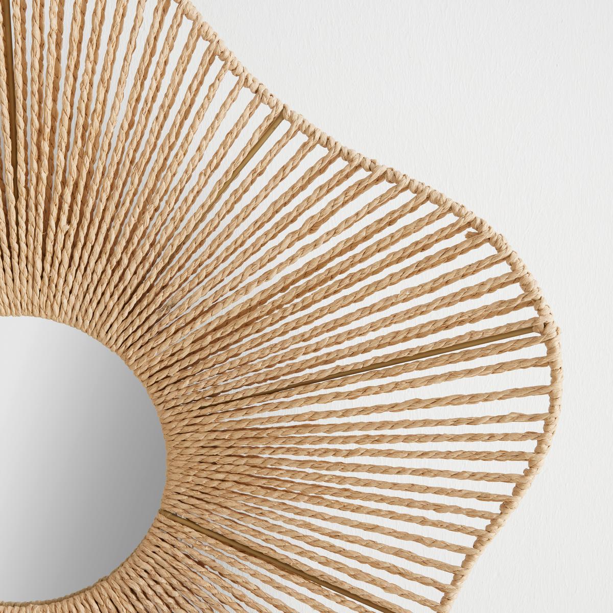 Oglindă de perete IBIZA -TREND- - maro, Romantik / Landhaus, sticlă/hârtie (66/66/12cm) - Premium Living