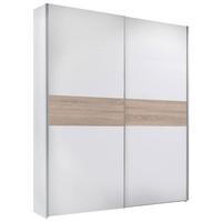 Omara Za Drsnimi Vrati Starter, Bela, Hrast, 170cm - barve hrasta/bela, Konvencionalno, kovina/leseni material (170/195/59cm) - P & B