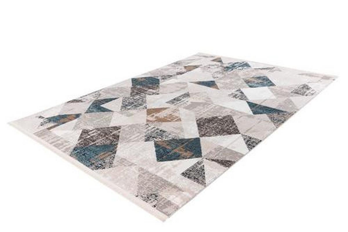 Vintage-teppich Akropolis - Blau/Grau, Design, Textil (120/180cm) - Kayoom