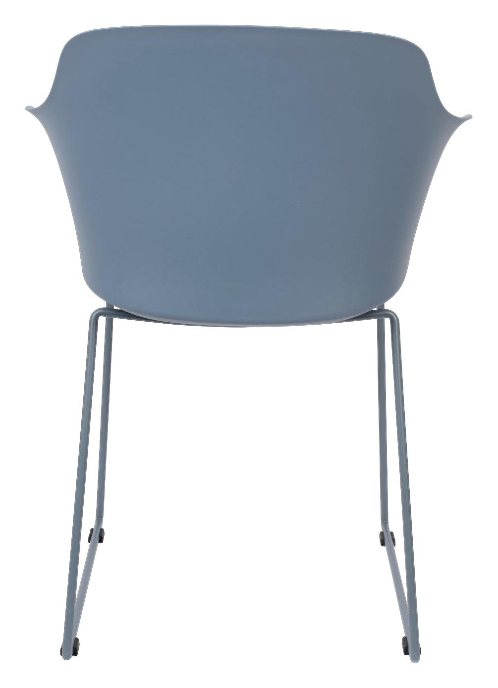 KRZESŁO Z PODŁOKIETNIKAMI TANGO -TREND- - niebieski, Trend, tworzywo sztuczne/metal (58/81,5/54cm) - Livetastic