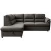 Kutna Garnitura Gusto - smeđa/crna, Basics, tekstil/drvo (200/240cm) - Modern Living