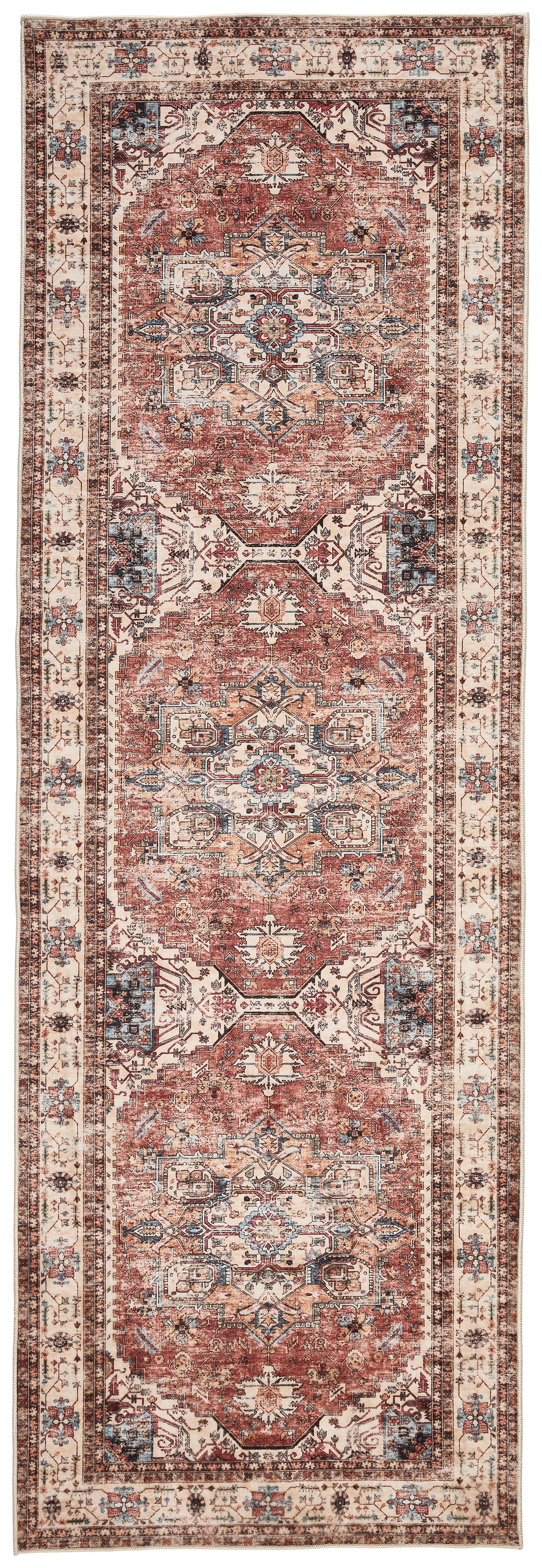 CHODNIK CLASSIC EDITION - beżowy/różnokolorowy, Trend, tkanina (80/250cm) - Novel