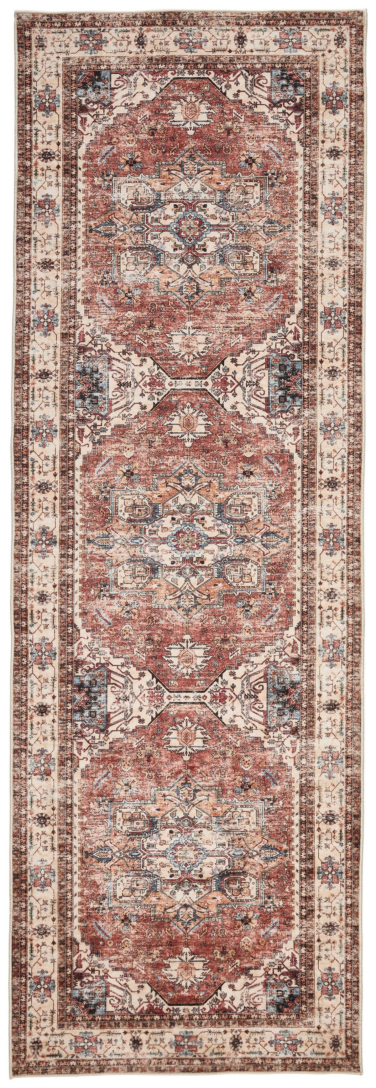 CHODNIK CLASSIC EDITION - beżowy/różnokolorowy, Trend, tkanina (80/250cm) - Novel