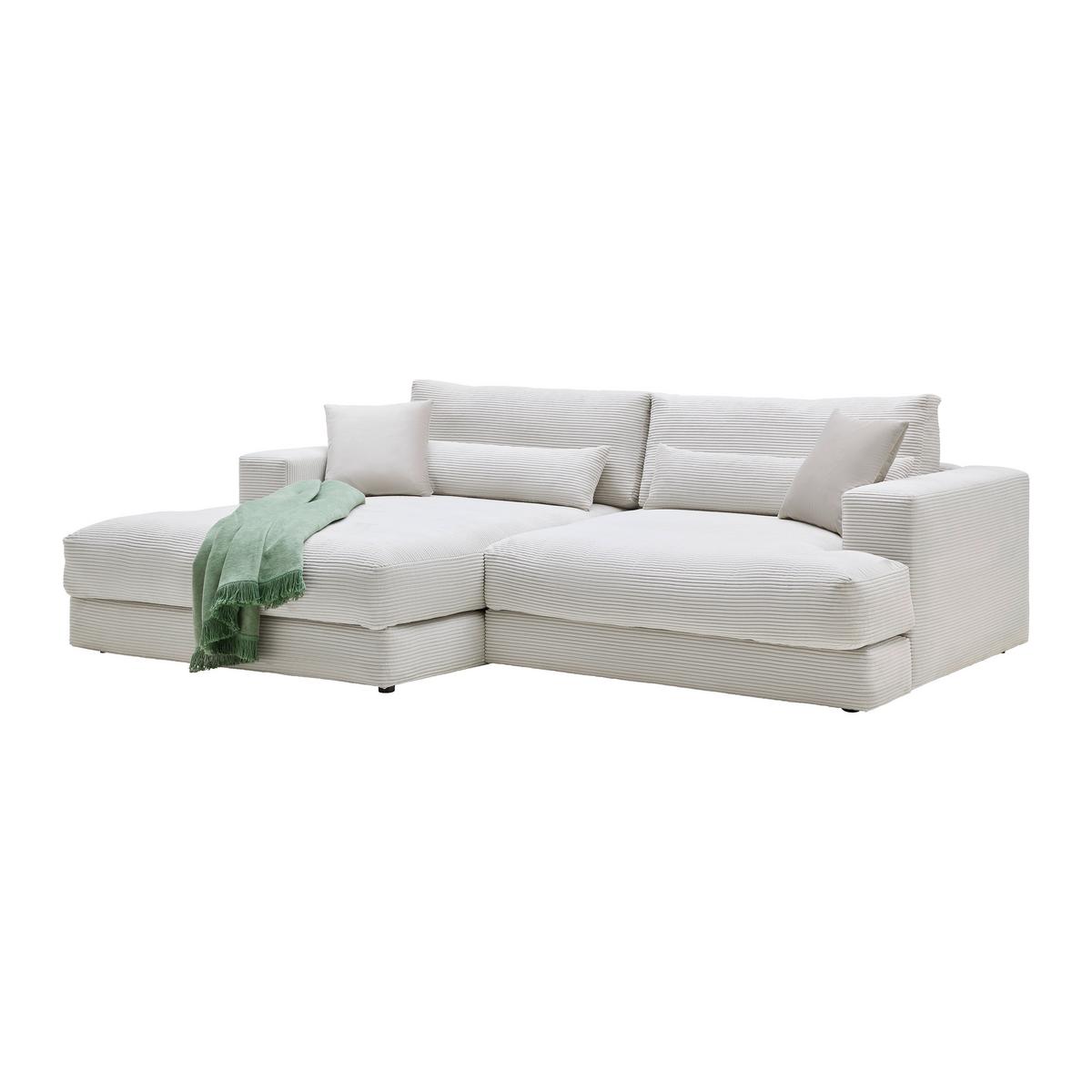 Coltar FABIONA - bej, Modern, lemn (194/85/268cm) - Premium Living
