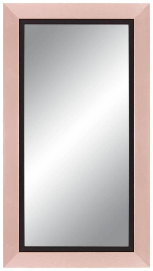 Wandspiegel Rose in Rosa - Rosa, MODERN, Glas/Holzwerkstoff (55/100cm) - Mömax
