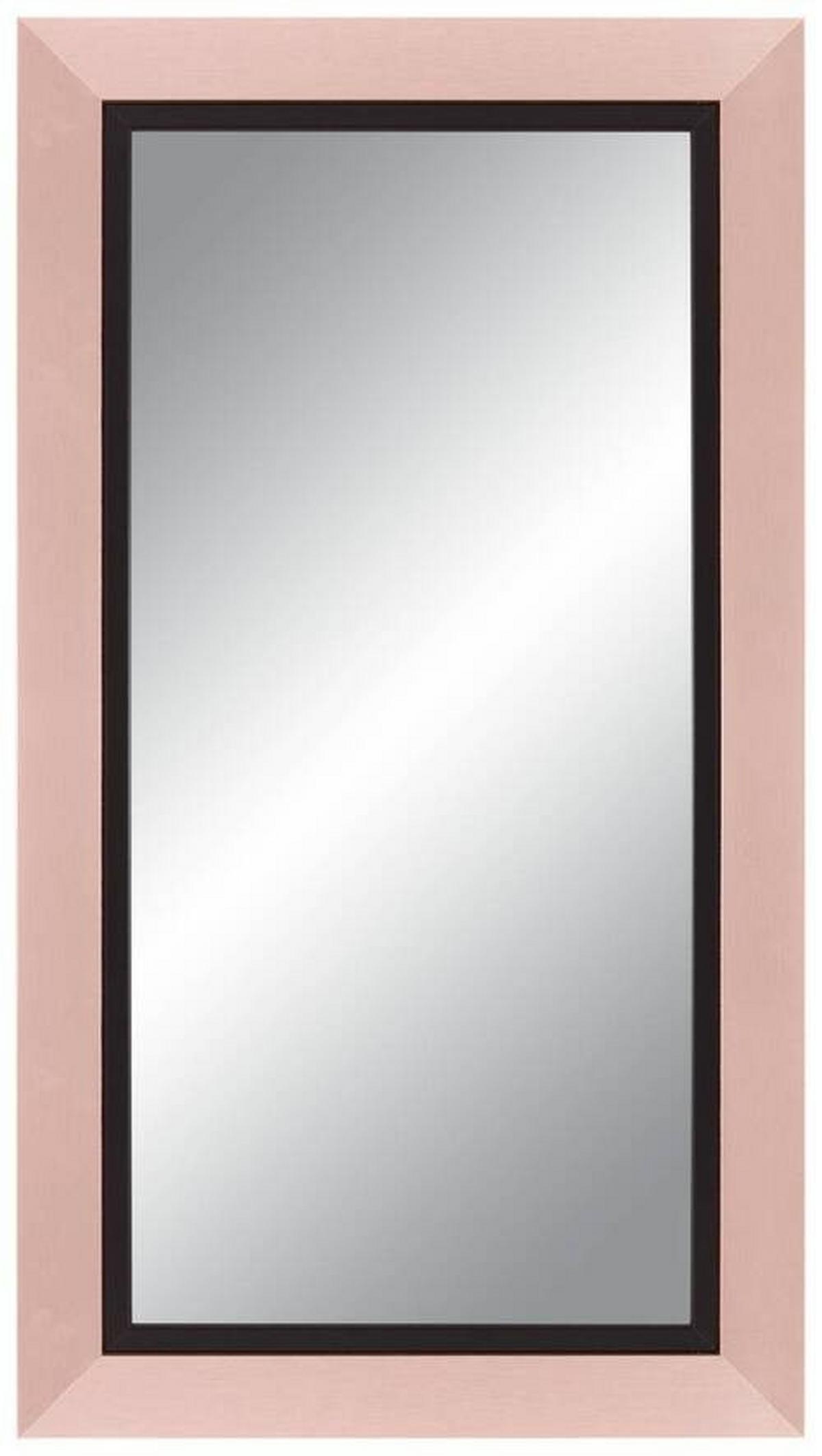 Wandspiegel Rose in Rosa - Rosa, Modern, Glas/Holzwerkstoff (55/100cm) - Mömax