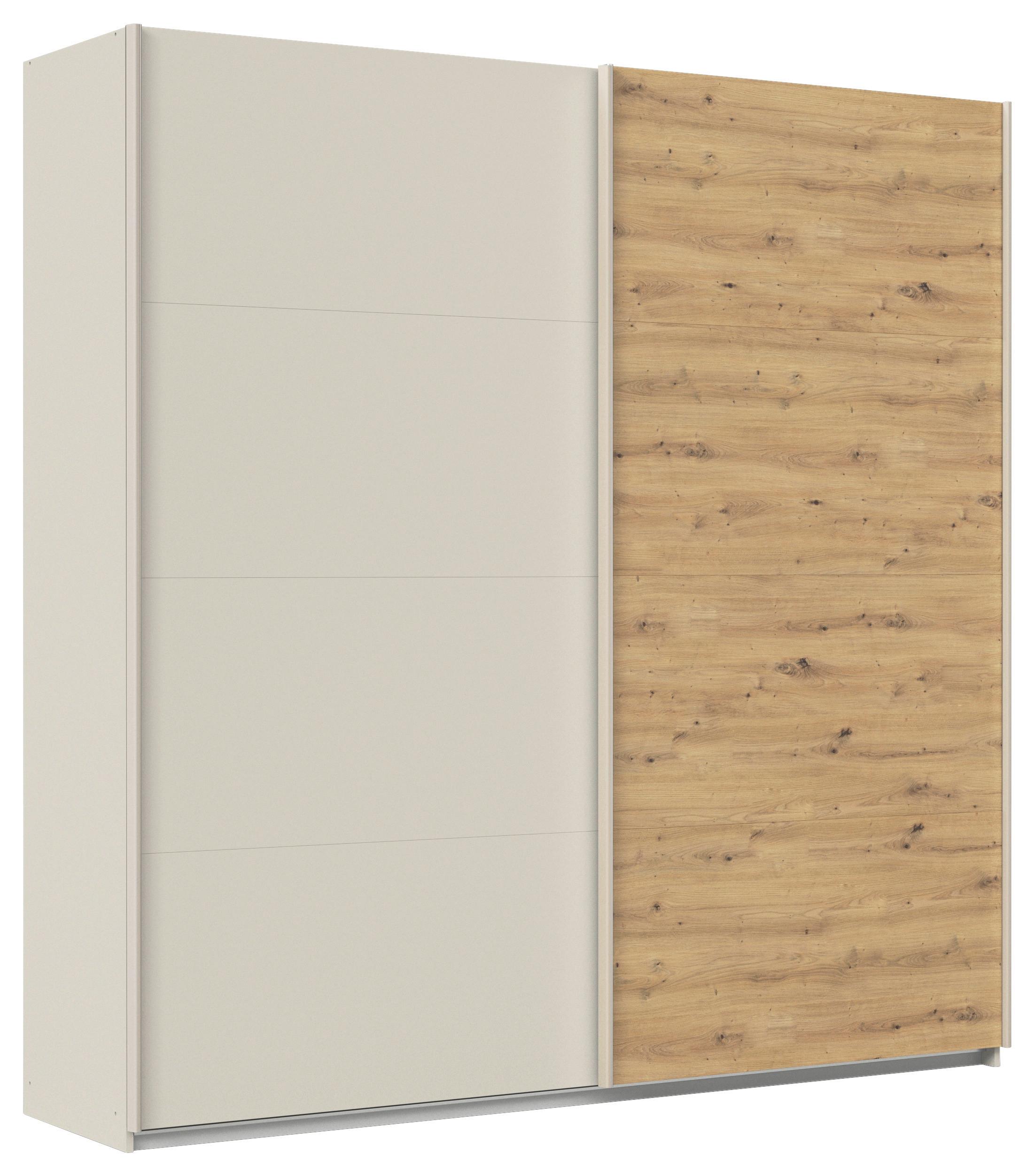 Ormar S Kliznim Vratima Feldkirch - hrast Artisan/boje šampanjca, Trend, drvni materijal/metal (226/229/61cm) - Modern Living