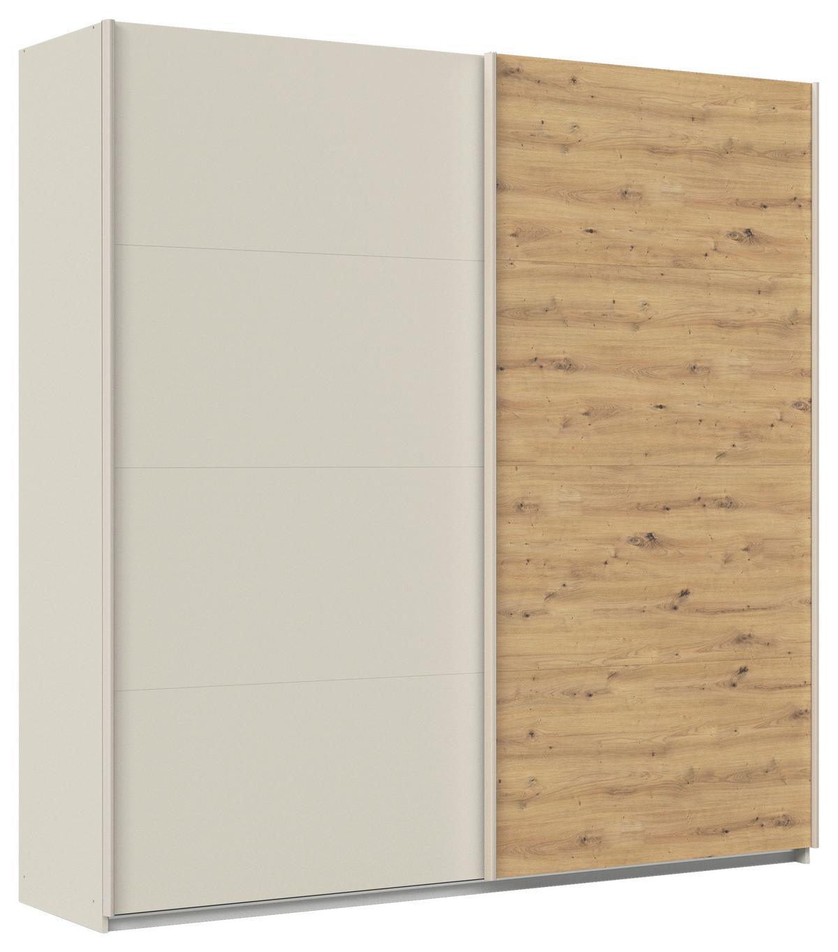 Ormar S Kliznim Vratima Feldkirch - hrast Artisan/boje šampanjca, Trend, drvni materijal/metal (226/229/61cm) - Modern Living