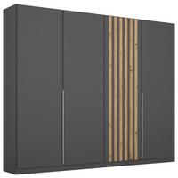 Ormar S Klasičnim Vratima Lamella - siva/hrast Artisan, Moderno, drvni materijal/metal (226/210/54cm) - Modern Living