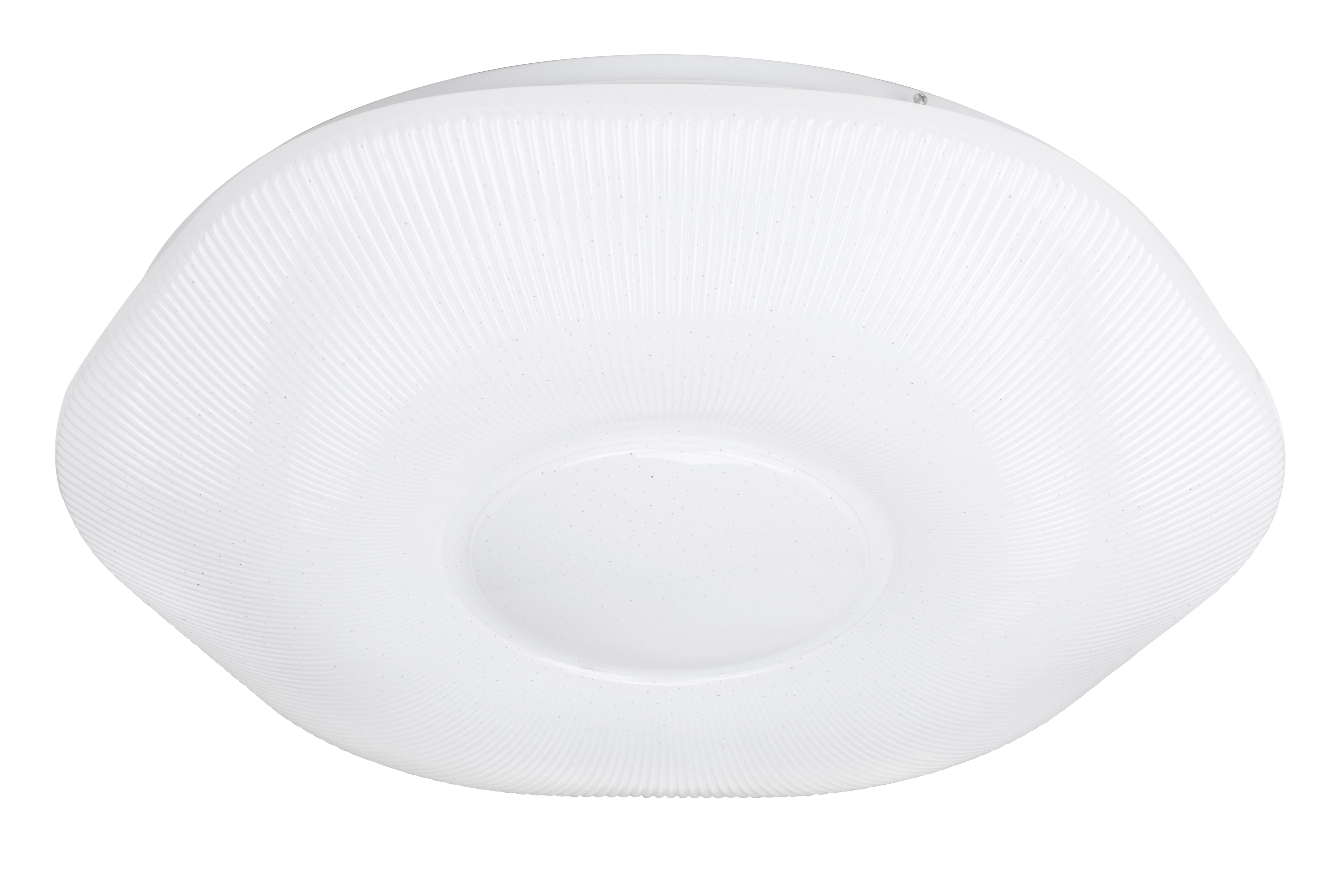 LED-Deckenleuchte Ampi in Weiß max. 24 Watt - Weiß, KONVENTIONELL, Kunststoff/Metall (48cm) - Mömax