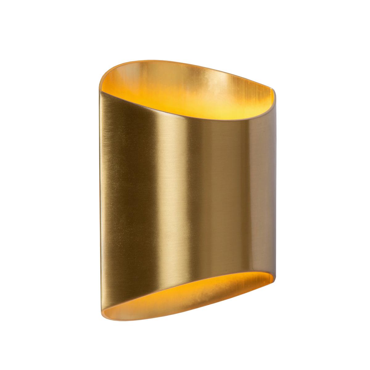 Led-wandleuchte 09240/01/02 Diletta - Messingfarben, Konventionell, Metall (22.5/16/8.5cm) - Lucide